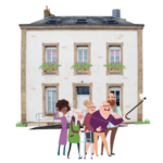 illustrations Relais Presence Maison selfie